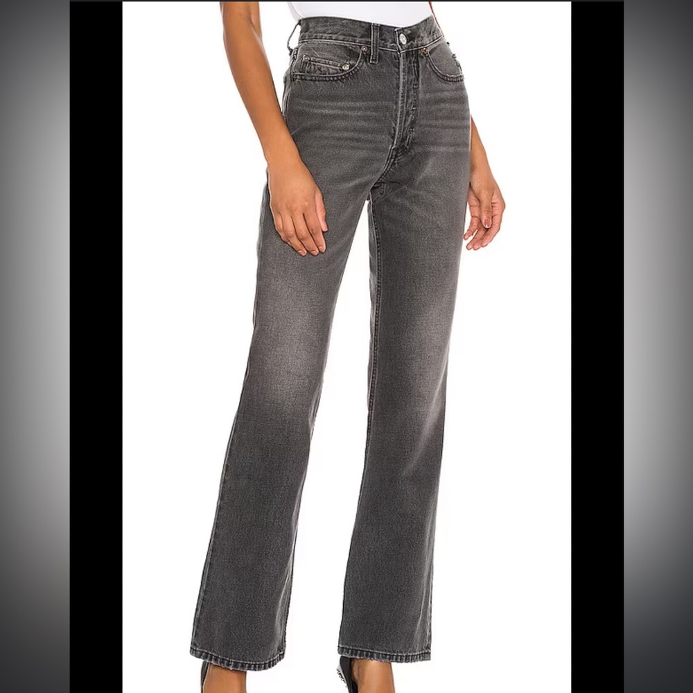 NWT RE/DONE 70s Bootcut Jean Black Size 27